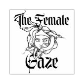 女性注視点メドゥーサゴルゴンフェミニスト ラバースタンプ (インプリント)