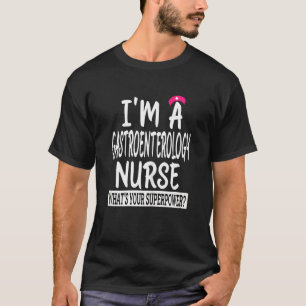 女性消化器ナース看護学校&私 Tシャツ