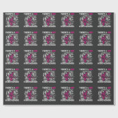 女性消誇りを持った防士女性が消火少女 ラッピングペーパー (フラット)