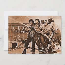 女性消防士パールハーバー12月7日