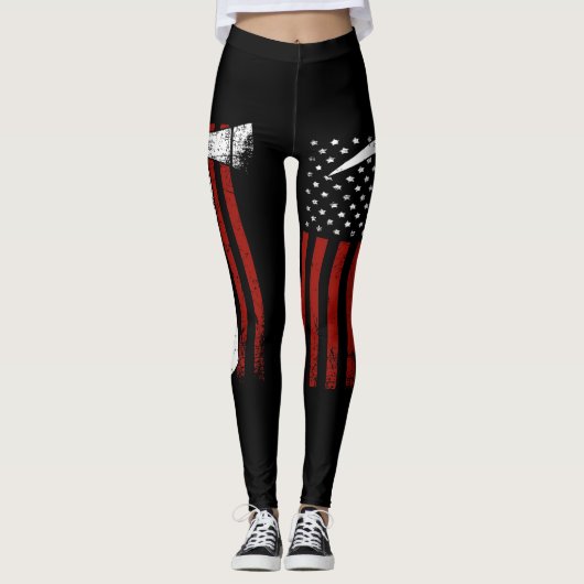 女性消防士レギグ レギンス (正面)