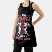 女性消防士実在女子衣服バンカーギアモミ エプロン (インサイチュ)