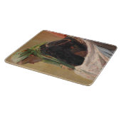 女性深い考えイン(by Oleksa Novakivskiy) カッティングボード (角)