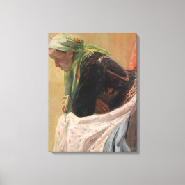 女性深い考えイン(by Oleksa Novakivskiy) キャンバスプリント