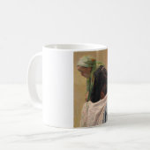 女性深い考えイン(by Oleksa Novakivskiy) コーヒーマグカップ (正面左)