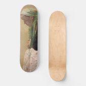 女性深い考えイン(by Oleksa Novakivskiy) スケートボード (正面)