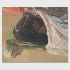 女性深い考えイン(by Oleksa Novakivskiy) ラッピングペーパー