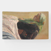 女性深い考えイン(by Oleksa Novakivskiy) 横断幕 (横)