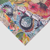 女性混合メディアアート感動的ティッシュペーパー 薄葉紙 (詳細)