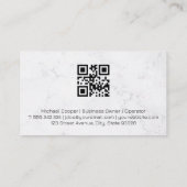 女性清掃用キッチンウィンドウ 名刺 (裏面)