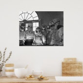 女性溶接， 1942 ポスター (キッチン)