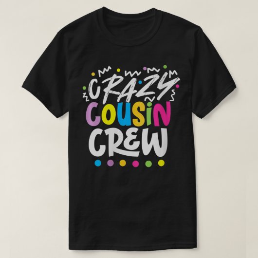 女性熱狂する従姉妹クルーVNeck Tシャツ (デザイン正面)