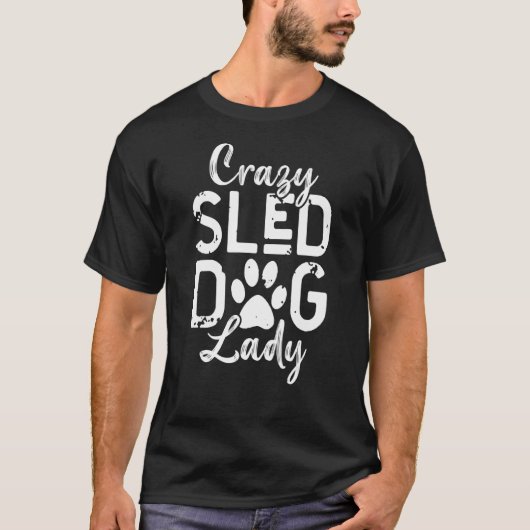 女性熱狂する群れドッグレディ2 Tシャツ (正面)