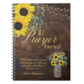 女性牧師の妻の祈りの言葉ジャーナル ノートブック (正面)