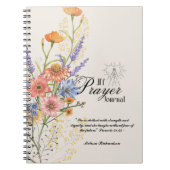 女性牧師の妻の祈りの言葉ジャーナル ノートブック (正面)