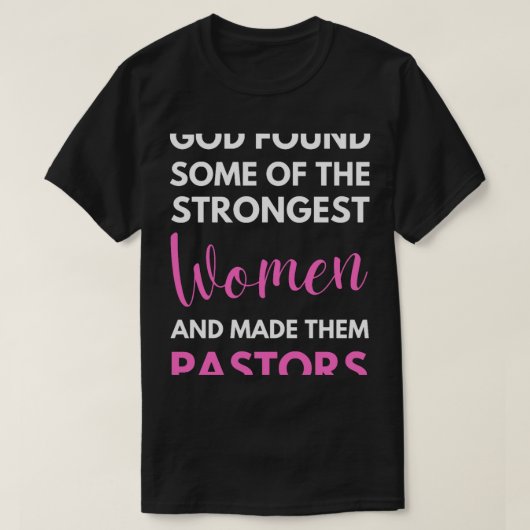 女性牧師 – 女性説教者 Tシャツ (デザイン正面)