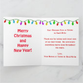 女性獣医クリスマスカーパーソナライズされたド カード (内部)