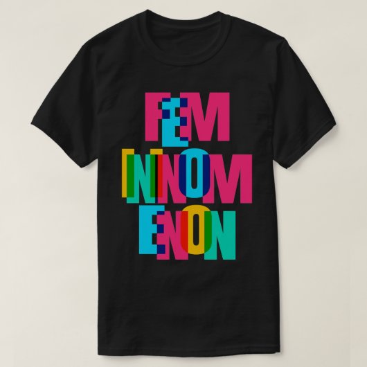 女性現象 Tシャツ (デザイン正面)