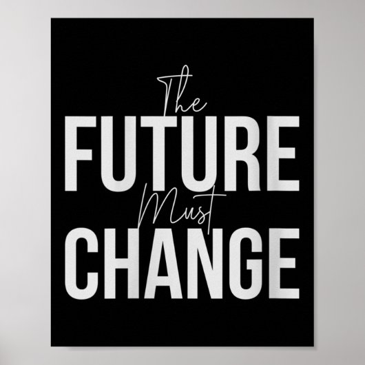 女性環境保護自然 ポスター (正面)