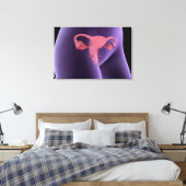 女性生殖器、X線ビュー2 キャンバスプリント (インサイチュ (寝室))