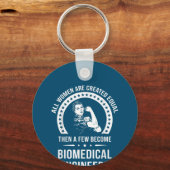 女性生物医学技術者用生物医学工学エンジニア キーホルダー (正面)