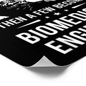 女性生物医学技術者用生物医学工学エンジニア ポスター (角)