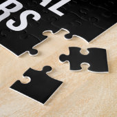 女性生物医学技術者 ジグソーパズル (側面)