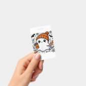 女性用かわいいハロウィンシャツハロウィン幽霊Cof バッジ (Handheld)