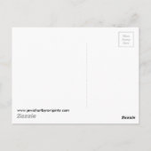 女性用の医師の祈りの言葉，ヘブライ語ユダヤ美術 ポストカード (裏面)