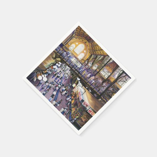 女性用の水洗便器は?ブダペスト スタンダードカクテルナプキン (角)