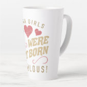 女性用の素晴らしい天秤座 カフェラテマグ (右アングル)