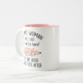 女性用の退職金、退職金おもしろい等 ツートーンマグカップ (正面左)