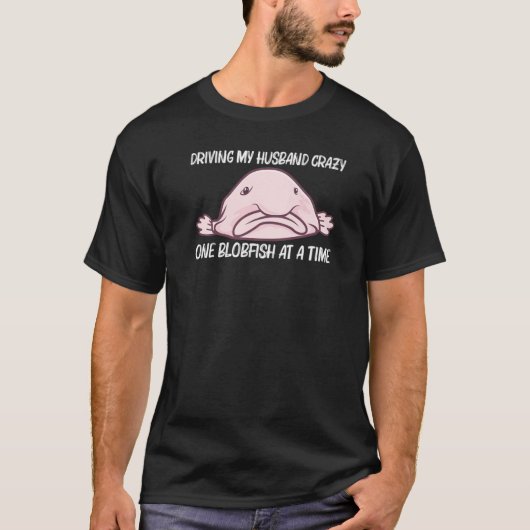 女性用ふぐ母深い海魚の動物園 Tシャツ (正面)