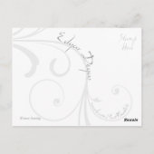 女性用アイロン紙はがき ポストカード (裏面)