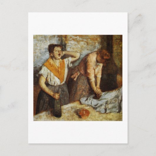 女性用アイロン紙はがき ポストカード (正面)