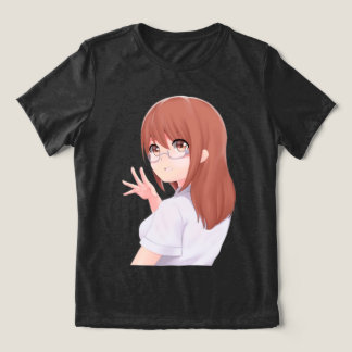 女性用アニメかわいいTシャツ トライブレンドTシャツ