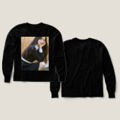 女性用アートグラフィックTシャツ - (デザイン 正面&背面)