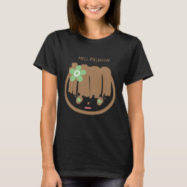女性用アートTシャツ Tシャツ