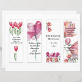 女性用インスパイアブックマーク (正面/裏面)