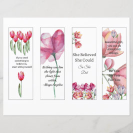 女性用インスパイアブックマーク