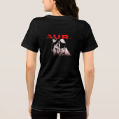 女性用オーラTシャツ トライブレンドＴシャツ (裏面)