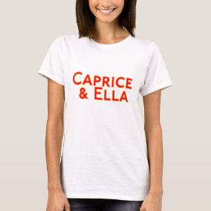 女性用カプリス&エラ短袖T型 Tシャツ