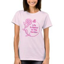 女性用ガーデンTシャツ