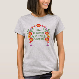 女性用ガーデンTシャツ Tシャツ