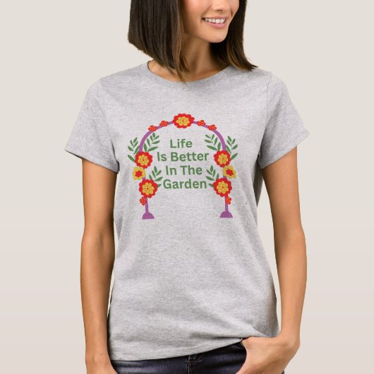 女性用ガーデンTシャツ Tシャツ (正面)