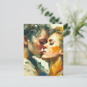 女性用キス葉書 ポストカード (スタンド正面)