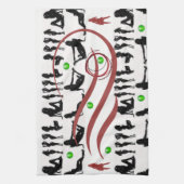 女性用キッチンハンドタオル キッチンタオル (縦)