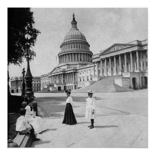 女性用キャピトル建物の外観 ポスター (正面)