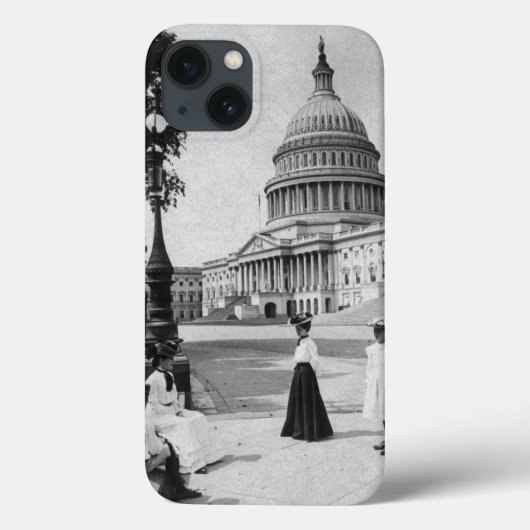 女性用キャピトル建物の外観 Case-Mate iPhoneケース (裏面)