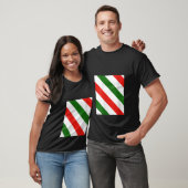 女性用キャンディケーン ストライプ 伝統的なメリークリスマス Tシャツ (ユニセックス)